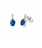 Earrings Lucciole Gioielli Woman in White Gold Zaffiro 0.38 Ct ORSMALL-3P/1Z - ORSMALL-3P/1Z